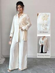 Shein Ecru Nadrág Szett Ing (M) (611603)