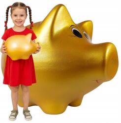  Arany színű persely, Nagy XL méret, ajándék Esküvőre, lakodalomra, összetörhető, Kerámia