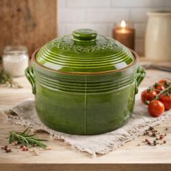ATELIER 49 Oala Ceramica pentru Sarmale si Fripturi, Glazurata, Rotunda, 7 Litri (ATE49-POE-276707)