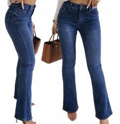 Goodies Női prémium harang farmer nadrág sötétkék széles szárú (25682568)