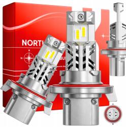  Izzók H13 Led 100W Homologizáció Canbus Fehér Fény Erős Retrofit