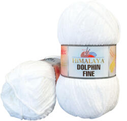 Himalaya Dolphin Fine 80501 Hófehér Fonal (DOLPHIN FINE 80501)