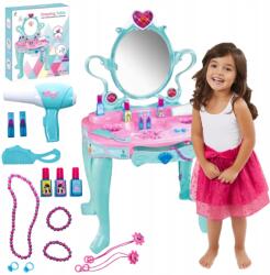 MalPlay Fésülködőasztal Kis Hercegnő Led, Szárító, Ékszerek, Kiegészítők, Hangok (107256)