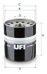 UFI Filtru ulei UFI 23.723. 00 (23.723.00) - fixbox