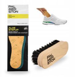 Palmerston StepUp fa cipőkefe aloe betétekkel 2w1 készlet (Zestaw do pielęgnacji i ochrony butów)