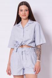 Tommy Hilfiger Rövid ujjú ing kék Tommy Jeans megkötős DW0DW20286 M (DW0DW20286 0A8)