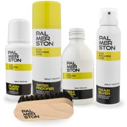 Palmerston Fehér paszta cipőfrissítővel és impregnálással 5in1 szett Palmerston (Zestaw do czyszczenia i ochrony butów)