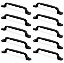 Hantpol Bútorfogantyú 96 mm Matt Fekete 10 darabos készlet (UZ14-096-P20)