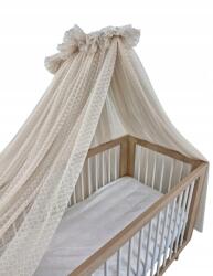 Koell Tüll baldachin kiságyra, Fala állvánnyal, Meleg Bézs színben Koell (BAL-LO-TIUL-BP-ST-FAL-16)