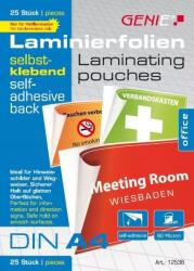 Genie Lamináló fólia A4 80 m, öntapadós, 25 db (12345)