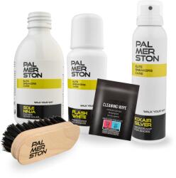 Palmerston Fehér Cipőtisztító és Frissítő Paszta Szett 5in1 Palmerston (Zestaw do czyszczenia i ochrony butów)