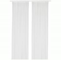 IKEA LILL Függöny, 1 pár, fehér/alagút, 280x300 cm (90111980)