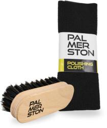 Palmerston Cipőtisztító Kendő Fa Kefével 2w1 Készlet (Zestaw do pielęgnacji i ochrony butów)