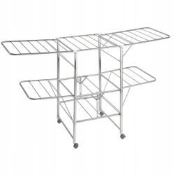 WENKO Gurulós Összecsukható Ruhaszárító Acél 186 X 58 X 109 CM (86010500) Ruhaszárító