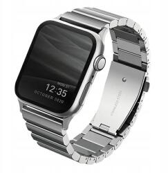 UNIQ Strova szíj Apple Watch 42/44mm-es órához. Rozsdamentes acél, ezüst színű (8886463674253)
