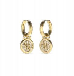 Guess Női arany fülbevaló Guess cirkónia köves karika (JUBE03131JW-YG)