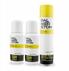 Palmerston FlashWhite x2 fehérítő Nano Xt impregnálóval cipőkhöz Palmerston szett (Zestaw do czyszczenia i ochrony butów)