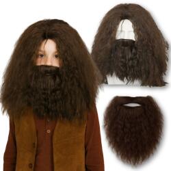 Hopki Paróka Hosszú Haj Szakáll Törpe Remete Mágus Jelmez Halloween Farsang