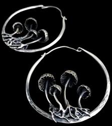  Női fülbevaló gótikus gombák