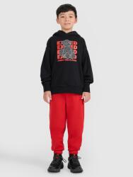 4F Fiú jogger melegítőnadrág piros 134 (8-9 év) (4FJRAW25TTROM1634-62S-134)