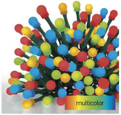 EMOS EMOS D5AM24, LED karácsonyi fényfüzér, cseresznye-golyók, 30 m, kültéri és beltéri, többszínű, progr, időz (D5AM24)