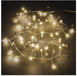 EMOS EMOS DCGW16, LED fényfüzér - kavics, 1, 2 m, 3x AA, beltéri, meleg fehér, időzítő (DCGW16)