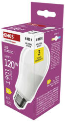 EMOS EMOS ZQ5D76, LED izzó Classic A60 / E27 / 14 W (120 W) / 1901 lm / Természetes fehér (ZQ5D76)