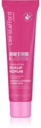 Lee Stafford Grow Strong & Long Stimulating Scapl Scrub fejbőrradír vegán 100 ml