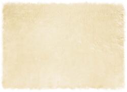 vidaXL Műgyapjú Szőnyeg Tafalla Krém 140 x 200 cm Poliészter 42021505 (42021505)
