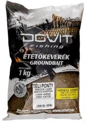 DOVIT HIDEG VÍZI ETETŐKEVERÉKEK 1kg (FEKETE CSOMAGOLÁSBAN) Téli ponty (DOV7021)