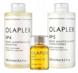 OLAPLEX szett: 4-es számú sampon + 5-ös számú balzsam + 7-es számú olaj