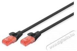 ASSMANN CAT6 U/UTP LSZH 10m fekete patch kábel