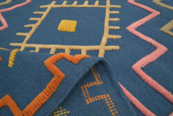 Bakero Kelim Mexico D36B blue Szőnyeg (160x230 cm)