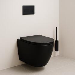 Inspiro Design Marabello Black tornado perem nélküli fali wc ülőkével matt fekete