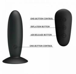 Boss of Toys Mr Play Vibrating Anal Plug Black - 12 Modes, Remote Control, Silicone