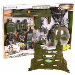 DWM Soldier Kit for Kids 3+ Interactive Effects 15 pcs + Helmet + Vest + Rifle + Walkie Talkie