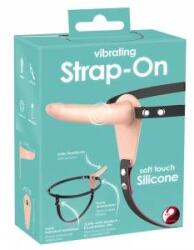 You2Toys Vibrating Strap-On System, Adjustable Harness, 15.7 cm, Black