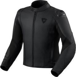Revit Geacă de piele pentru motocicletă Revit Quadratic neagră (REFJL156-1010)