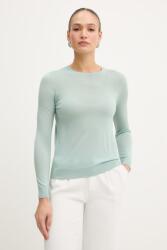 HUGO BOSS gyapjú pulóver Ferpina - zöld M
