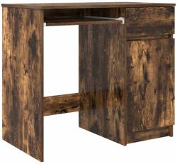 vidaXL füstös tölgy színű szerelt fa íróasztal 86x49x76 cm (861827) (861827)