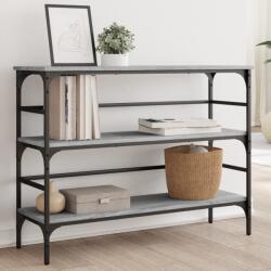 vidaXL szürke sonoma színű szerelt fa tálalóasztal 100x32x75 cm (839051) (839051)