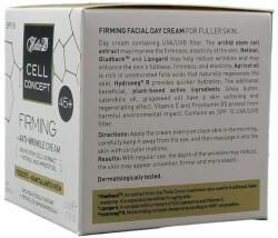Helia-D Cell Concept Firming + Anti-Wrinkle Cream nappali arckrém 45+ SPF 15 50ml