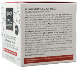 Helia-D Cell Concept Rejuvenating + Anti-Wrinkle Cream nappali arckrém 65+ SPF 15 50ml