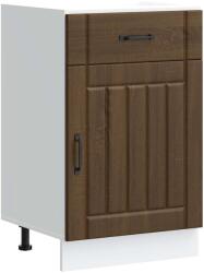 vidaXL Konyhai alsó szekrény Lucca barna tölgy szerelt fa (853724) (853724)