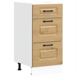 vidaXL Konyhai alapszekrény Kalmar kézműves tölgy műszaki fa (854249) (854249)