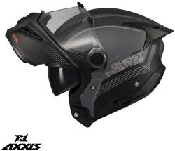 AXXIS Casca Axxis GhostFighter SV Bitone - Flip-up, gri mat, Ochelari soare incluși, ECE 22.06 (43653342123)