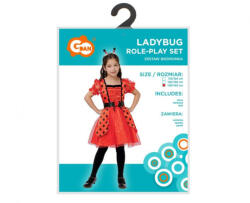 GoDan Costum carnaval Buburuza pentru copii, marime 130/140 cm ( 8-10 ani) GD1649 Costume bal mascat copii (GD1649) Costum bal mascat copii