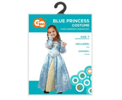 GoDan Costum carnaval Printesa Albastra pentru copii, marime 92/104 cm (3-4 ani) GD1635 Costume bal mascat copii (GD1635) Costum bal mascat copii