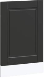 vidaXL mosogatógép panel "Porto" Fekete 45x1, 5x67 cm Mérnöki fa (854128) (854128)