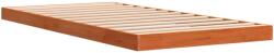 vidaXL viaszbarna tömör fenyőfa ágykeret 100 x 200 cm (847152) (847152)